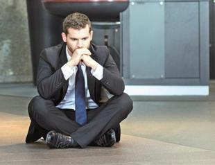 The businessman who sits on his cell phone to avoid wiretapping