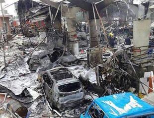 Suicide bomber kills 34 in Iraq as PM accuses Saudi Arabia and Qatar of fuelling bloodshed