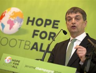 Champagne starts bid for FIFA presidency