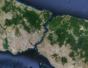 Images show destruction of Istanbul forests with bridge, highway construction