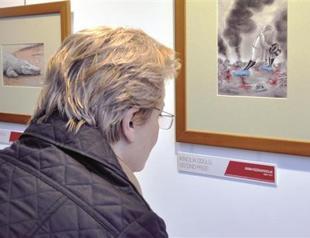 Cartoons of 30 years come to İzmir at an exhibition