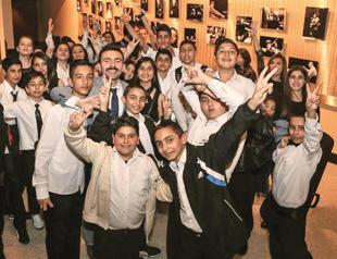 Children’s orchestra takes stage for peace