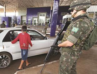 Brazil deploys troops to secure borders for World Cup