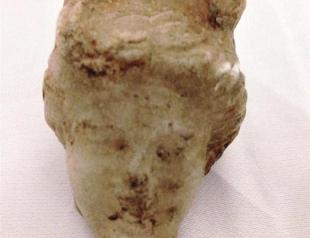 Sculpture head from Roman era seized in southern Turkey