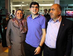 Turkish student detained in Egypt arrives home