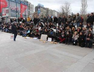 Silent sit-down protests spread across Turkey in memory of Berkin Elvan
