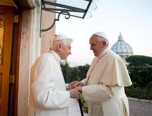 Pope marks first year far from Romes madding crowd