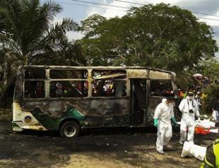 Colombia mourns 32 children killed in fiery bus explosion