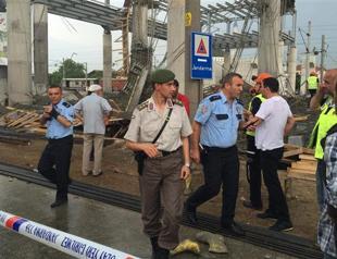 VIDEO: High-speed train station building collapses, six injured