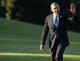 Obama captured on video working out in hotel gym