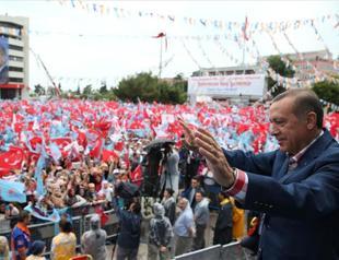 In his first campaign rally, Turkish PM Erdoğan vows to be an active president