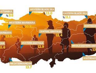 Turkey’s regional poverty map revealed by ministry