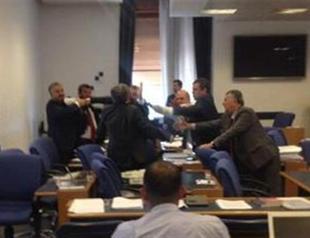Lawmakers brawl in a tense commission meeting