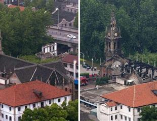 Historic Chinese church gutted by fire: Xinhua