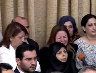 VIDEO: Yazidi lawmaker cries for help and faints over ISIL massacre