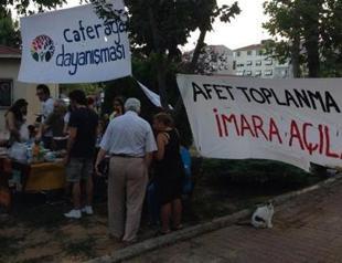 Locals of Istanbul neighborhood take action against parking lot project