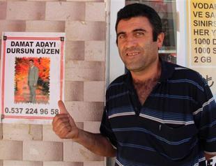 Turkish man searching for future wife via poster in Sivas