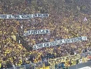 Never give up, Dortmund fans tell Beşiktaş group under fire