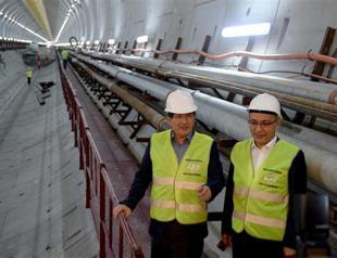 Turkish PM wants Eurasia tunnel ‘marvel’ finished ahead of deadline