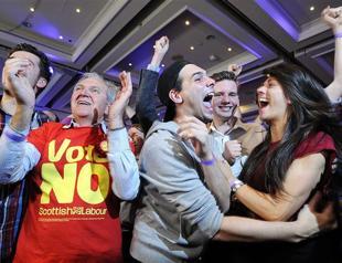 Scotland votes No by 55.3 percent: final result