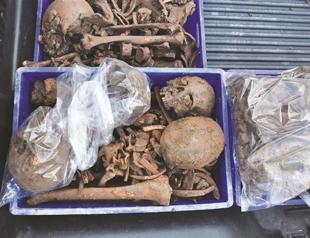 Skeletons found in Roman tomb
