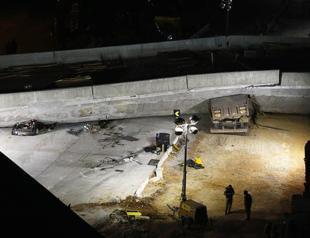 Overpass collapse kills two in Brazil World Cup city