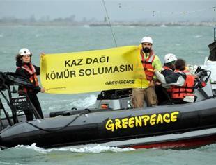 Greenpeace activists call for halt to coal plant frenzy in mythical Kaz Mountains