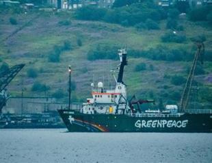 Greenpeace ship Arctic Sunrise departs Russia nearly one year after it was seized