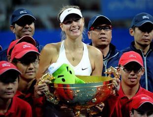 Sharapova defeats Kvitova in China Open