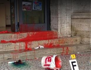 PKK members ‘throw smoke bomb’ at Turkish Culture Ministry office in Rome