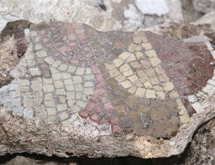 Mosaics destroyed by treasure hunters in Central Anatolia