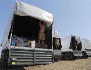Ukraine: Inspectors checking Russian convoy