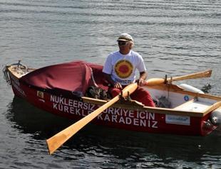 Activist completes paddle against nuclear plants along Black Sea coast