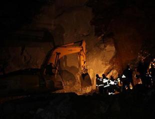 Worker killed after collapse during tunnel construction in Rize