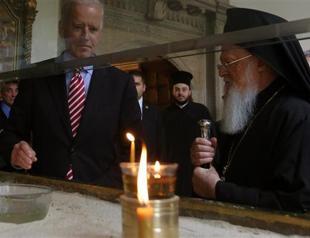 US VP Biden visits Greek Orthodox Patriarch in Istanbul