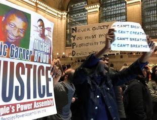 Protesters block New York streets after police officer cleared in chokehold death
