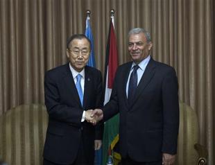 UN chief Ban visits war-scarred Gaza Strip