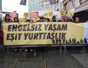 Activists march in Istanbul for disability rights and more accessibility