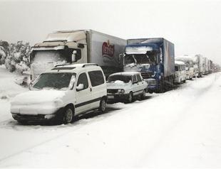 Thousands stranded on highways due to snow