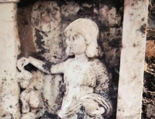 Ancient relief revealed in İzmir