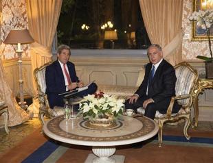 Israeli PM rejects Palestinian UN bid as he meets Kerry