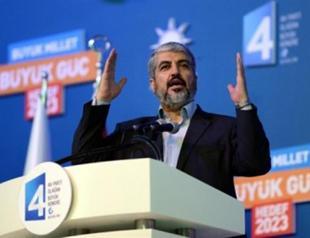 Hamas leader Mashaal endorses Turkish leaders in surprise speech