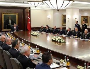 President Erdoğan chairs last MGK meeting of 2014 at new presidential palace