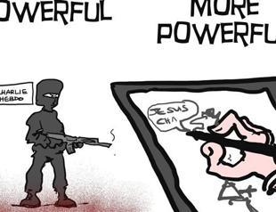 Cartoonists put pen to paper in solidarity with Charlie Hebdo