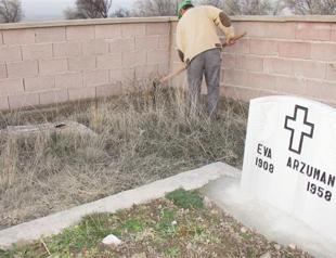Villagers in Central Anatolia look after Armenian cemetery
