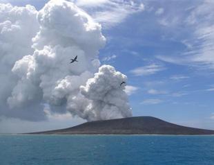 Tongan volcano creates new island: officials