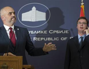Serbian, Albanian PMs clash on Kosovo on historic visit