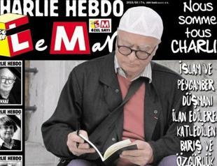 Turkish satire mag honors Charlie Hebdo with photo of Wolinski’s mosque visit