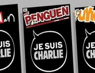 Turkey’s three leading satirical mags publish common cover: Je suis Charlie