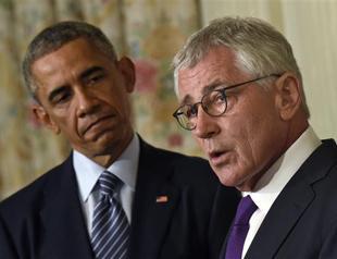 Hagel dismisses reports he resigned over differences with Obama